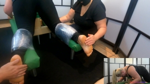 TicklishIntentions – Carolin – Tickled on the Spanking Bench- mff, TicklingFeet, TicklingUpperBody