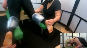 TicklishIntentions – Carolin – Tickled on the Spanking Bench- mff, TicklingFeet, TicklingUpperBody