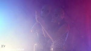 Arya Grander - Latex Lesbian Tease Hot Video - Sexy Milfs Having Fun-ChastityTeaseAndDenial