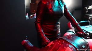 Mistress Lunatika - Cock And Nipples Stapled-BallAbuse