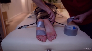 RomyFetish – The Evil Spa (mummification, ballgag, feet tickling)- ff, HD, TicklingFeet