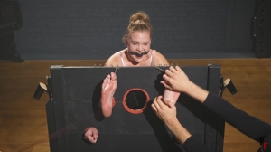 RFStudioProduction – Vanda – Bastinado and Tickling in Heavy Stocks- mmf, TicklingFeet