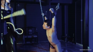 Mistress Elis Euryale - Rope Swing Balls Smashing-Femdom
