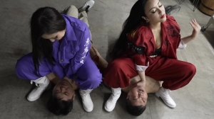 Faceslap Japan Super Hard - Cruel Smother By Two Evil Women-Fetish