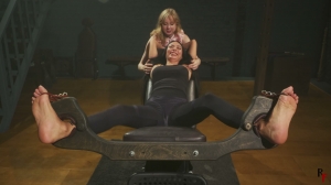 RFStudioProduction – Adriana in Stocks – Big 11 Size Feet Tickling by Mandy- ff,, TicklingFeet, T...