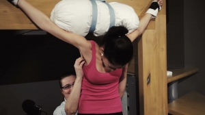 TickleTherapy – Journalist Elvira standup tickled by Elya- ff, TicklingUpperBody