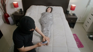 BeneathMyFeet – Mummified & Tickled Part 1- mf, TicklingFeet