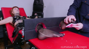 UKTickling – Alt-Girl Meg's First Tickle Session In The Stocks!- mf, NylonFeet, TicklingFeet, Tic...