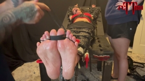 Fettish – The Terror Table – Ama Rio and Honey Kinkaid-mff, TicklingFeet, TicklingUpperBod