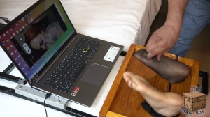 TheTickleBox – Sarah has sensitive feet- mf, NylonFeet, TicklingFeet