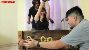 Perverstage – Pushing Gabrielle to the Limit- mff, TicklingFeet, TicklingUpperBody