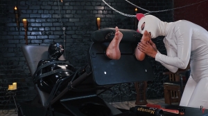 RFStudioProduction – Latex Games in Black and White Suits-ff, TicklingFeet