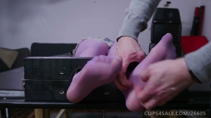 UKTickling – Lucia Is Unbearably Ticklish On The Maxi Table!- mf, NylonFeet, TicklingFeet