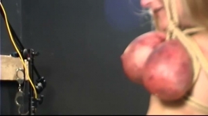 Brutal BDSM Udder Beating