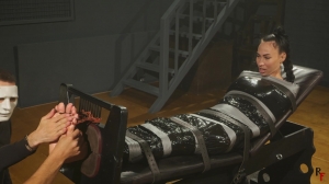 RFStudioProduction – Adriana – Tickling Her Big Size 11 Feet in Stocks- mmf, TicklingFeet