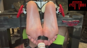 Fettish – The Tickle Table – Facedown Amecia Viewer Test- mf, TicklingFeet