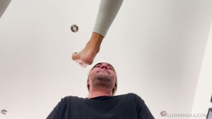 Mistress Enola Fetish - Tag Team Foot Gagging Mistress Enola We Shared His Gag Reflex Like He Was...