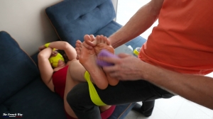 TheFrenchWayTICKLING – Gagged & Struggling- MelleM's Writhing Foot Tickling Punishment- mf, Tickl...