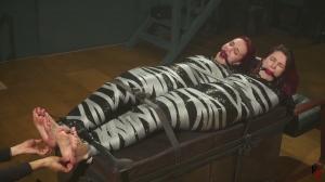 RFStudioProduction – Elaria and Tilda – Double Mummification and Foot Tickling- mff, TicklingFeet