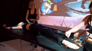 SpecialTickling – NEW TOOLS on TICKLE TABLE Brielle- fff, TicklingFeet, TicklingUpperBody