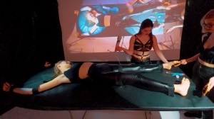 SpecialTickling – NEW TOOLS on TICKLE TABLE Brielle- fff, TicklingFeet, TicklingUpperBody