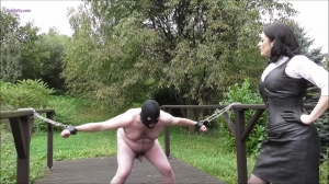 OWK - Other World Kingdom - Balls Kicking On The Bridge - Mistress Bella Lugosi-BallAbuse