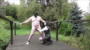 OWK - Other World Kingdom - Balls Kicking On The Bridge - Mistress Bella Lugosi-BallAbuse