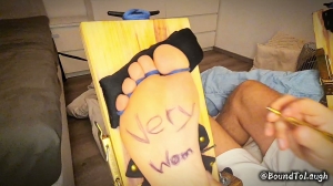 BoundToLaugh – Disobedient Wife Punished in Stocks – Extreme Foot Tickling & Teasing- mf, Ticklin...